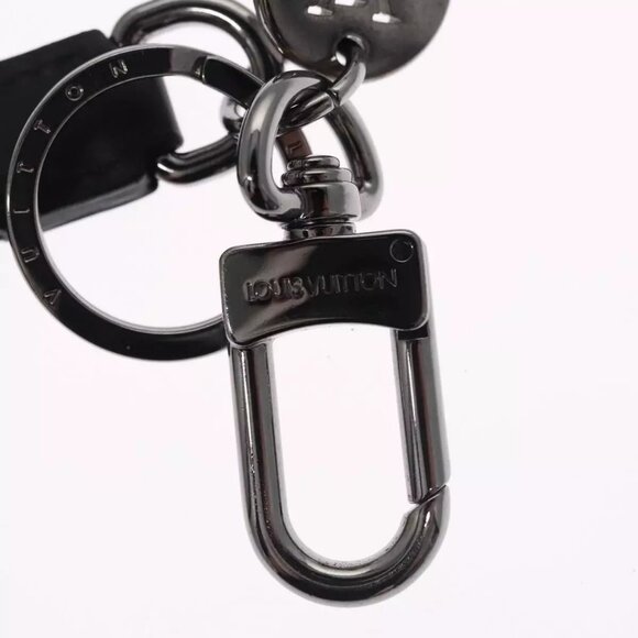 LOUIS VUITTON Monogram Eclipse Porte Cles Dragonne Key Holder M61950 Auth EC798 - Picture 7 of 10